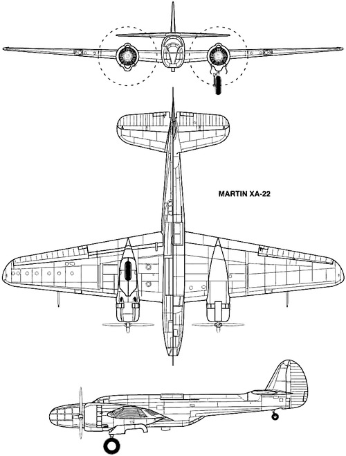 Martin 197 XA-22 Maryland