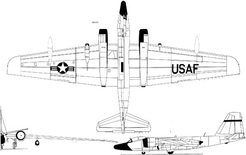 Martin RB-57F Canberra