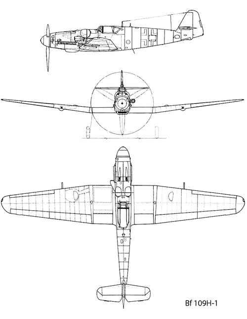 Messerschmitt Bf 109H-1