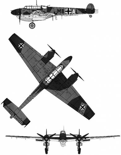 Messerschmitt Bf 110 D-1-R-1