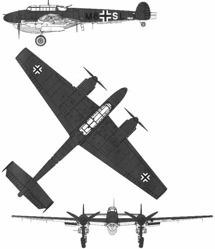 Messerschmitt Bf 110 D-1-R-1