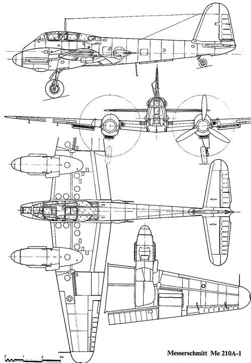 Messerschmitt Me 210A-1