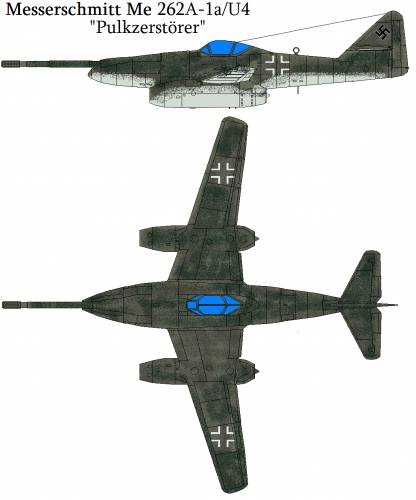 Messerschmitt Me 262A-1a-U4 Pulkzerstorer