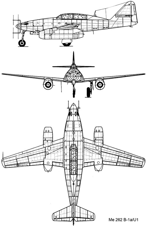Messerschmitt Me 262B-1a-U1