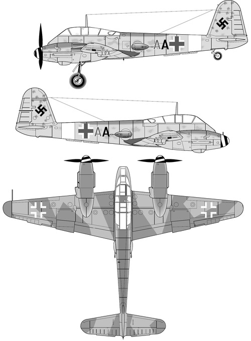 Messerschmitt Me 410B-6