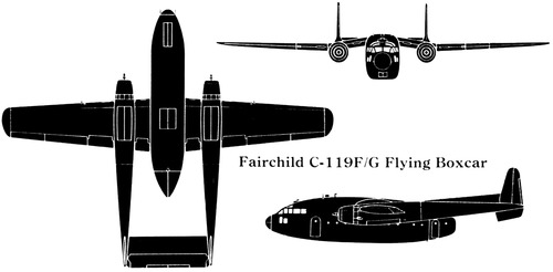 Fairchild C-119FG Flying Boxcar