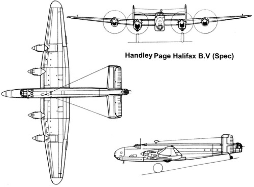 Handley-Page HP.56 Halifax B Mk.V