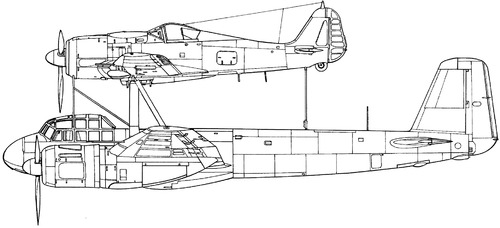 Mistel S2 Ju 88G-1 & Fw 190A-8