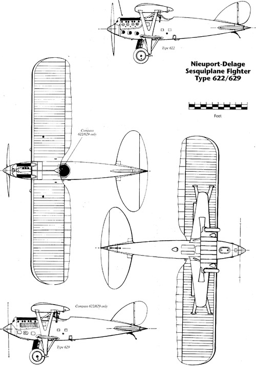 Nieuport-Delage NiD.622-629