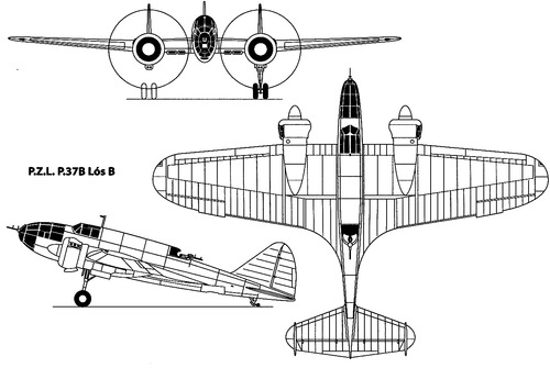 PZL P.37B Los B