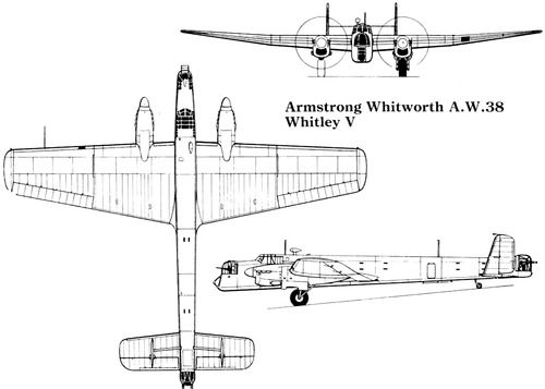 Armstrong-Whitworth AW.38 Whitley Mk.V