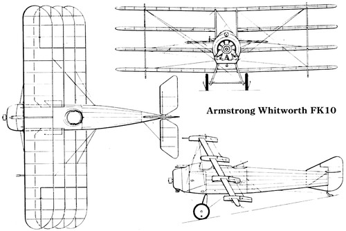Armstrong-Whitworth FK.10 Quad