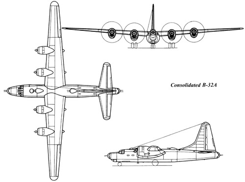 Consolidated B-32A Dominator