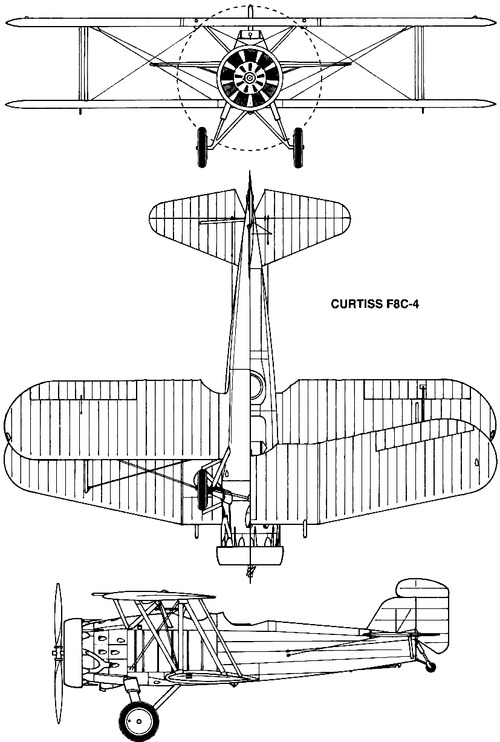Curtiss F8C-4 Helldiver
