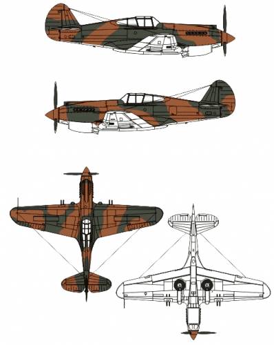 Curtiss P-40B Kittyhawk
