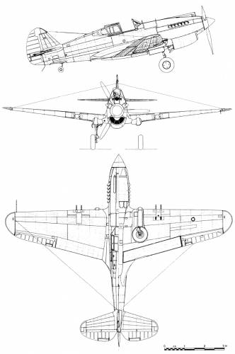 Curtiss P-40C Tomahawk IIA