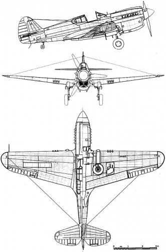 Curtiss P-40E Kittyhawk