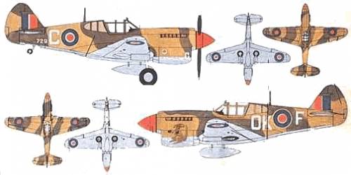 Curtiss P-40E Kittyhawk Mk. 1A