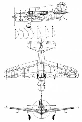 Curtiss SB-2C3 Helldiver