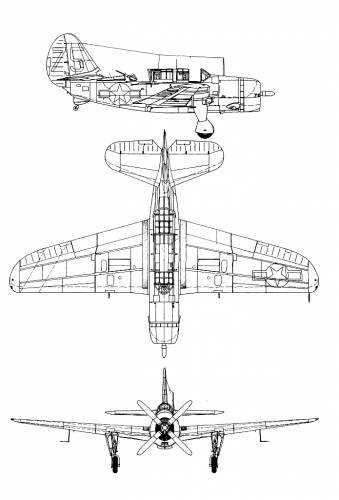 Curtiss SB-2C3 Helldiver