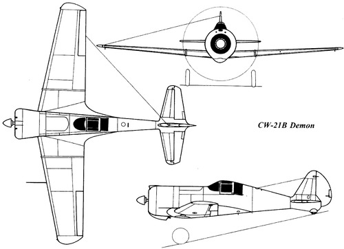 Curtiss-Wright CW-21B Demon