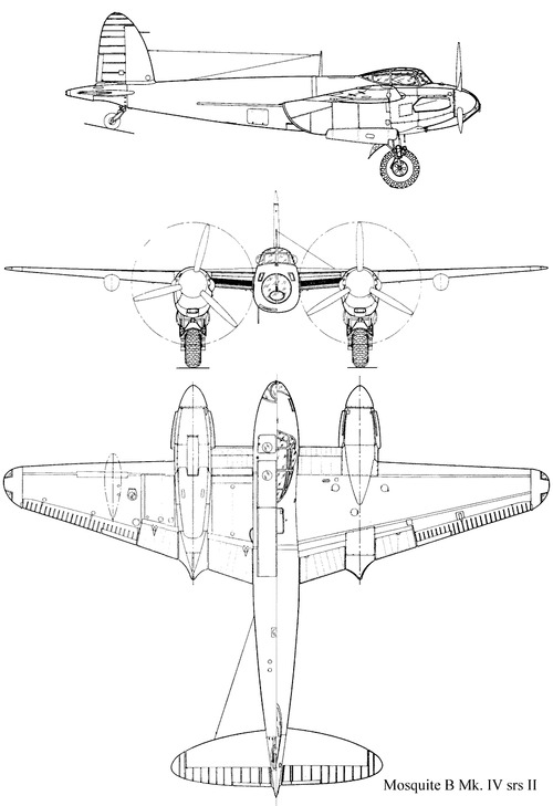de Havilland. Mosquito B Mk. IV S.II