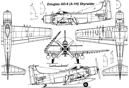 Douglas A-1H Skyraider (AD-6)