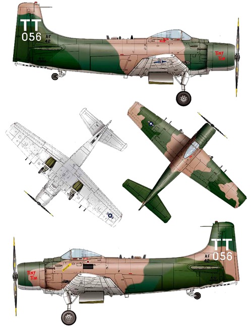Douglas A-1J AD-7 Skyraider