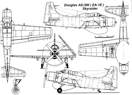 Douglas EA-1E Skyraider (AD-5W)