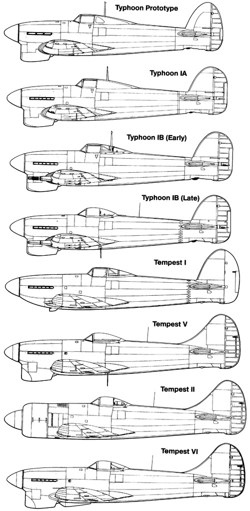 Hawker Typhoon - Tempest