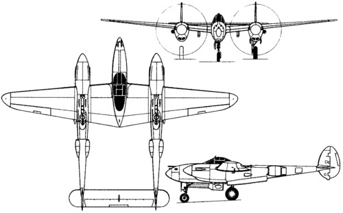 Lockheed P-38 Lightning (1939)