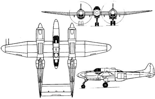 Lockheed XP-58 Chain Lightning (1944)