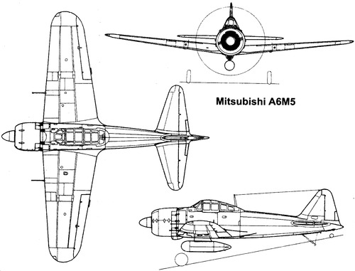 Mitsubishi A6M5 Zero (Zeke)
