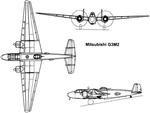 Mitsubishi G3M2 Rikko (Nell)