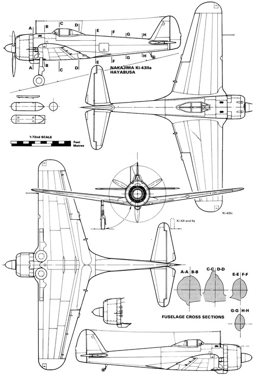 Nakajima Ki-43-II Otsu Hayabusa [Oscar]