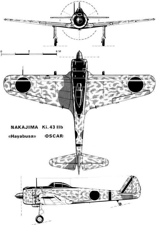Nakajima Ki-43-IIB Hayabusa [Oscar]