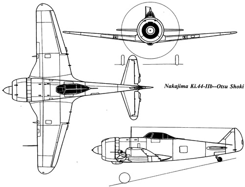 Nakajima Ki-44-IIb-Otsu Shoki [Tojo]