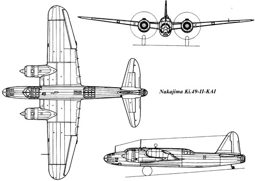 Nakajima Ki-49-II-KAI Donryu [Helen]