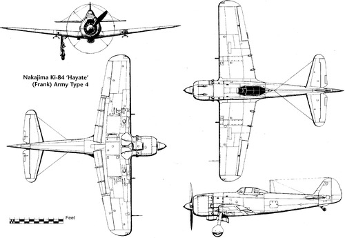Nakajima Ki-84 Hayate [Frank]