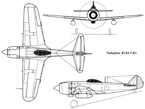 Nakajima Ki-84-I-Ko Hayate [Frank]