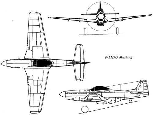 North American P-51D-5 Mustang