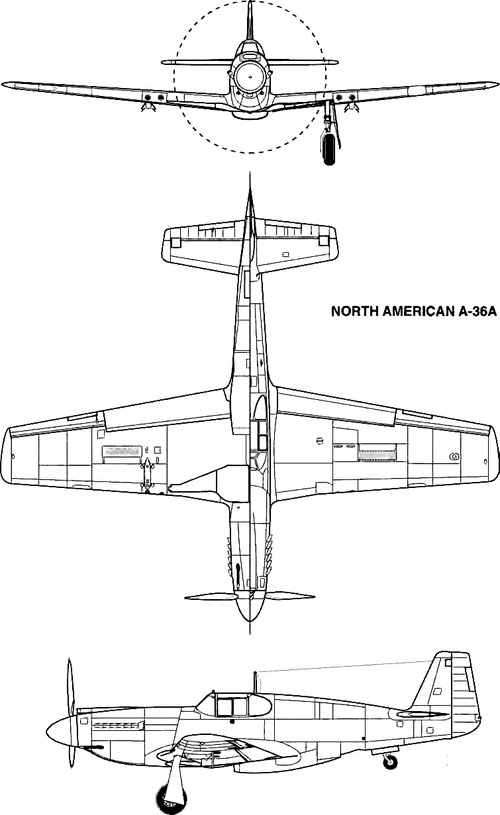 North American A-36A Apache-Invader