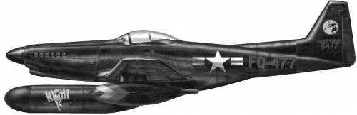 North American F-82F Twin Mustang