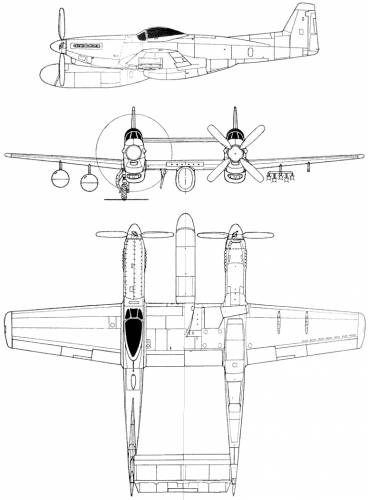 North American P-82G Twin Mustang