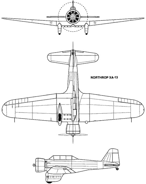 Northrop XA-13 (1934)