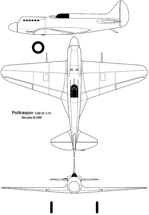 Polikarpov I-19 TsKB-25