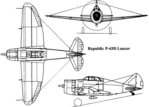 Republic P-43D Lancer