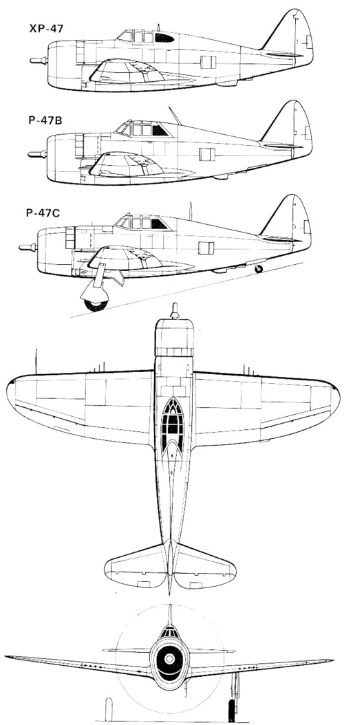 Republic P-47-1 Thunderbolt