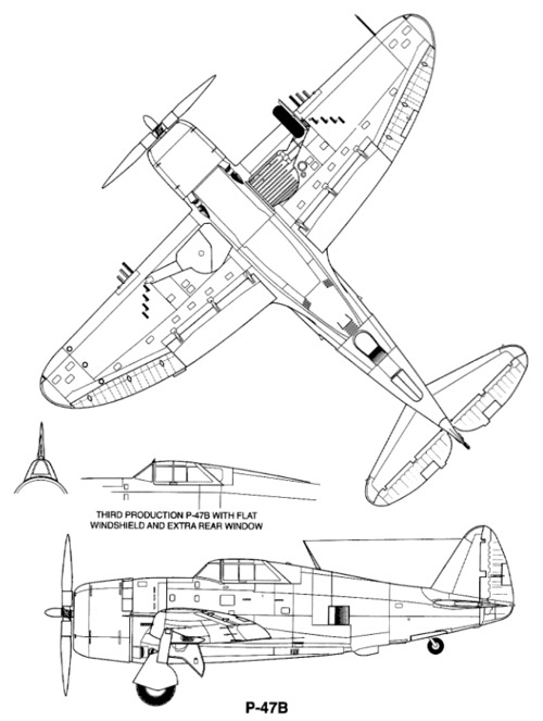 Republic P-47B Thunderbolt