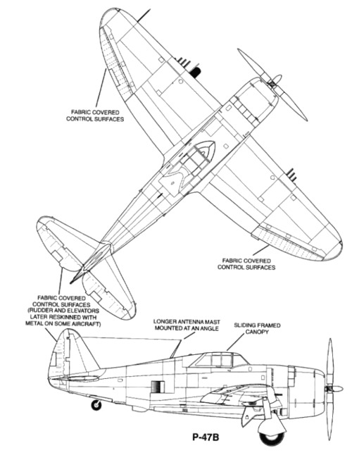 Republic P-47B Thunderbolt